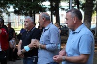 გოჩა ენუქიძე ამბროლაურში პედაგოგებსა და მოსწავლე ახალგაზრდობის ცენტრის თანამშრომლებს შეხვდა