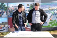 კახეთის გზატკეცილზე მრავალფუნქციური კომპლექსის მშენებლობის სამუშაოებს გიგი უგულავა გაეცნო