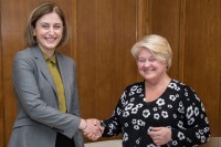 საქართველოს ელჩი ლატვიის საეიმას ევროპულ საქმეთა კომიტეტის თავმჯდომარეს შეხვდა
