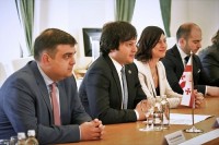 საქართველოს პარლამენტის თავმჯდომარე ლიეტუვის ეროვნული თავდაცვის მინისტრს შეხვდა