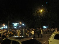 მოდულის შენობის წინ აქცია დასრულდა