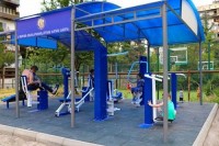  გლდანის რაიონში ხუთ მისამართზე ფიტნესზონა მოეწყო