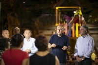 ვაზისუბანში ავტოფარეხების დემონტაჟის შემდეგ თანამედროვე სტანდარტების სკვერი მოეწყო