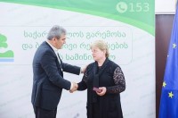 გარდაცვლილი ტყის მცველის ოჯახს ღირსების ორდენი გადაეცა