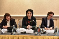 ეკა ბესელია ნარკოპოლიტიკის საკითხებზე დაკავშირებულ კონფერენციაზე სიტყვით გამოვიდა