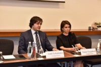 ირაკლი კობახიძე და თამარ ჩუგოშვილი NDI-ის წინასაარჩევნო დელეგაციას შეხვდნენ