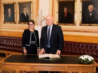გიგი წერეთელი ოსლოში ნორვეგიის პარლამენტის თავმჯდომარეს და მთავრობის წევრებს შეხვდა