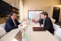 მიხეილ ჩხენკელმა ბრიტანეთის ელჩთან განათლების სფეროში მიმდინარე და სამომავლო თანამშრომლობის დეტალები განიხილა