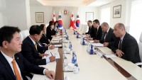 გიორგი გახარია სამხრეთ კორეის რესპუბლიკის ეროვნული ასამბლეის თავმჯდომარეს შეხვდა