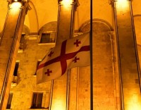 საბჭოთა ოკუპაციის დღესთან დაკავშირებით, პარლამენტის შენობაზე სახელმწიფო დროშა დაეშვა
