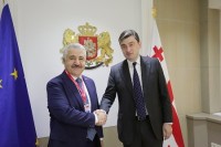 გიორგი გახარია თურქეთის ტრანსპორტის, საზღვაო საქმეთა და კომუნიკაციების მინისტრს შეხვდა
