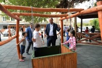 ნაძალადევის რაიონში რეკრეაციული სივრცეების მოწყობა გრძელდება
