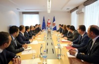 გიორგი მღებრიშვილი საზღვარგარეთ წარგზავნილ საქართველოს პოლიციის ატაშეებს შეხვდა