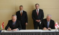 გიორგი მღებრიშვილმა უნგრეთის მხარესთან თანამშრომლობის დეკლარაციას მოაწერა ხელი