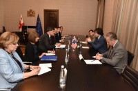 ირაკლი კობახიძე USAID-ის დირექტორის მოადგილეს შეხვდა