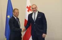 საქართველოს პრემიერ-მინისტრმა და ევროკავშირის საბჭოს პრეზიდენტმა საქართველოს ევროპული ინტეგრაციის ახალ შესაძლებლობებზე იმსჯელეს