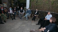 რესან კონცელიძე ახალგაზრდა ხელოვანებს შეხვდა