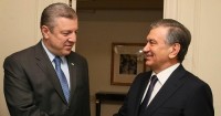 გიორგი კვირიკაშვილი უზბეკეთის პრეზიდენტს შეხვდა
