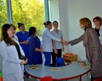 თემქის მაჟორიტარობის კანდიდატი თამარ ტალიაშვილი მედიკოსებს შეხვდა