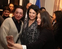 საქართველოს პრეზიდენტი ბელგიაში ქართულ დიასპორას შეხვდა 