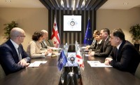ვახტანგ გომელაური საქართველოში ნატო-ს სამეკავშირეო ოფისის ახალ ხელმძღვანელს შეხვდა
