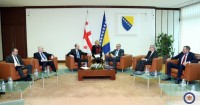  მიხეილ ჯანელიძე ბოსნია და ჰერცეგოვინას მინისტრთა საბჭოს თავმჯდომარეს შეხვდა