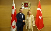 თავდაცვის მინისტრი თურქეთის ელჩს შეხვდა
