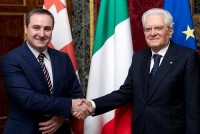 საქართველოს ელჩმა იტალიის პრეზიდენტს რწმუნებათა სიგელები გადასცა