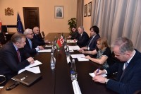 ირაკლი კობახიძე საქართველოს პარლამენტთან ბელარუსის პარლამენტის მეგობრობის ჯგუფის წევრებს შეხვდა 