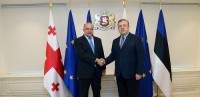  პრემიერი ესტონეთის თავდაცვის მინისტრს შეხვდა 