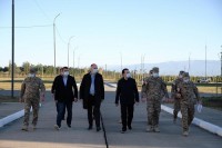 თავდაცვის მინისტრი ხონში დასრულებულ ინფრასტრუქტურულ და მიმდინარე სამუშაოებს გაეცნო