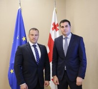 შინაგან საქმეთა მინისტრის პირველი მოადგილე ლიტვის რესპუბლიკის ეროვნული პოლიციის უფროსს შეხვდა