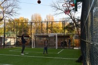 ვაკის რაიონში ოთხი სპორტული მოედანი მოეწყო