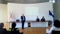 მასწავლებლის ეროვნული ჯილდოს დამფუძნებლები თბილისის საჯარო სკოლის მასწავლებლებს შეხვდნენ