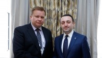 ირაკლი ღარიბაშვილი ფინელ კოლეგას შეხვდა ირაკლი ღარიბაშვილი ფინელ კოლეგას შეხვდა