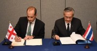 საქართველოსა და ტაილანდის საგარეო საქმეთა სამინისტროებს შორის ურთიერთგაგების მემორანდუმი გაფორმდა