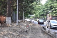  უნივერსიტეტის ქუჩაზე გზა 1,7 მეტრით გაფართოვდება