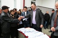 ზუგდიდში 144 დევნილ ოჯახს ახალი ბინების გასაღებები გადაეცა