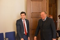 ზაზა გაბუნია რწმუნებულ-გუბერნატორებს შეხვდა