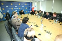 თბილისის მერის მოადგილე სასწრაფო-სამედიცინო დახმარების ცენტრის თანამშრომლებს შეხვდა