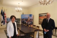რუსლან აბაშიძე საქართველოში ესტონეთის რესპუბლიკის საგანგებო და სრულუფლებიან ელჩს შეხვდა