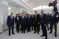  გიორგი გახარია თურქ და აზერბაიჯანელ სტუმრებთან ერთად მარაბდა-კარწახის მონაკვეთის ინსპექტირებას ახორციელებს