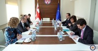 მიხეილ ჯანელიძე “ევრონესტის” საპარლამენტო ასამბლეის თანათავმჯდომარეებს, ევროპარლამენტის წევრს და მოლდოვას რესპუბლიკის პარლამენტის წევრს შეხვდა