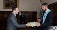 საქართველოს ელჩმა სან მარინოს კაპიტან-რეგენტებს რწმუნებათა სიგელები გადასცა