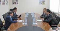  ვახტანგ მახარობლიშვილმა რუმინეთის ელჩთან შეხვედრა გამართა