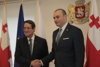 მამუკა ბახტაძე კვიპროსის პრეზიდენტს შეხვდა