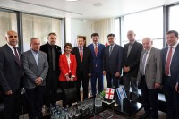 საპარლამენტო დელეგაცია და კახა კალაძე თელ-ავივის მერს შეხვდნენ