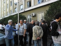 „თელასის“ თანამშრომელთა აქცია დროებით შეწყდა  