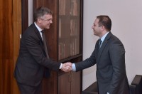 პარლამენტის აპარატის უფროსი საქართველოში შვედეთის სამეფოს საგანგებო და სრულუფლებიან ელჩს შეხვდა