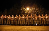 გიორგი მღებრიშვილი აღდგომის დღესასწაულს პოლიციელებთან და ჯარისკაცებთან ერთად შეხვდა